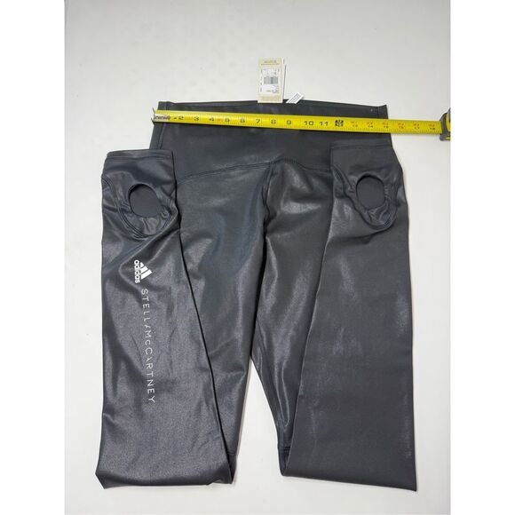 NWT Stella McCartney X Adidas Black Stirrup Leggings Limited Edition Size L - Picture 5 of 12